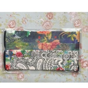 ❤️SOLD❤️Johnny Was Cotton Sateen Face Mask.